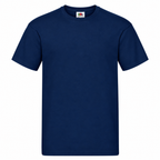 Men's Fruit of the Loom Plain T Shirt 100% Cotton Navy Tee