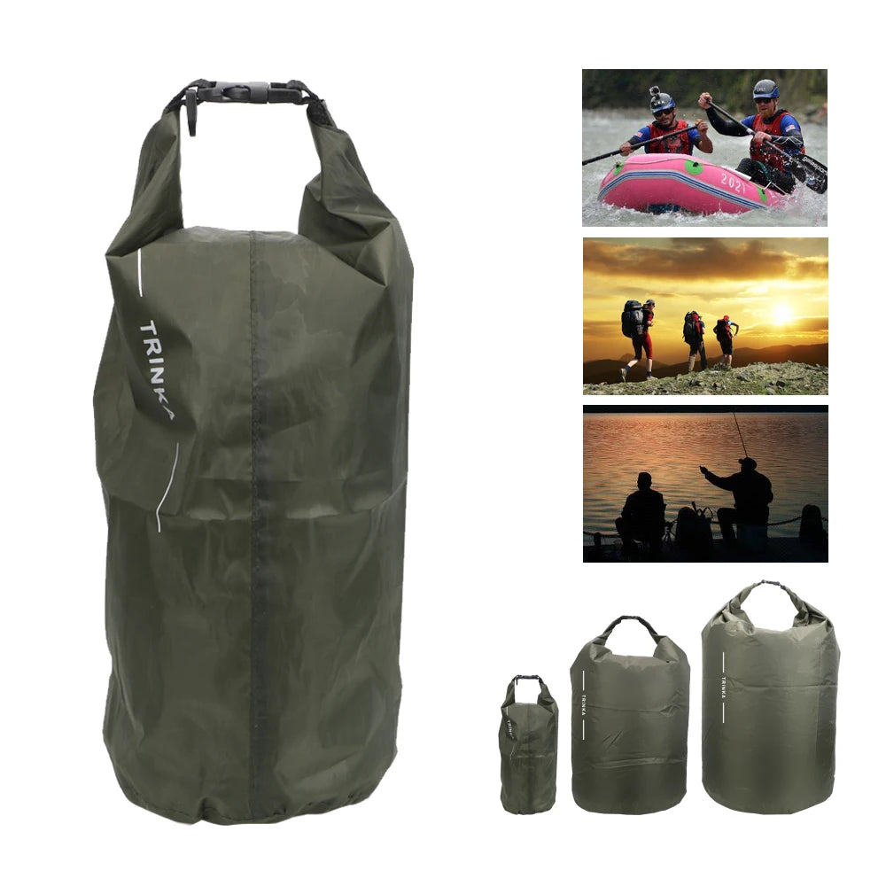 8L 40L 70L Waterproof Storage Bag Outdoor Traveling Carrying Bags For Boating Kayaking Canoeing Floating Dry Sack Pouch Portable