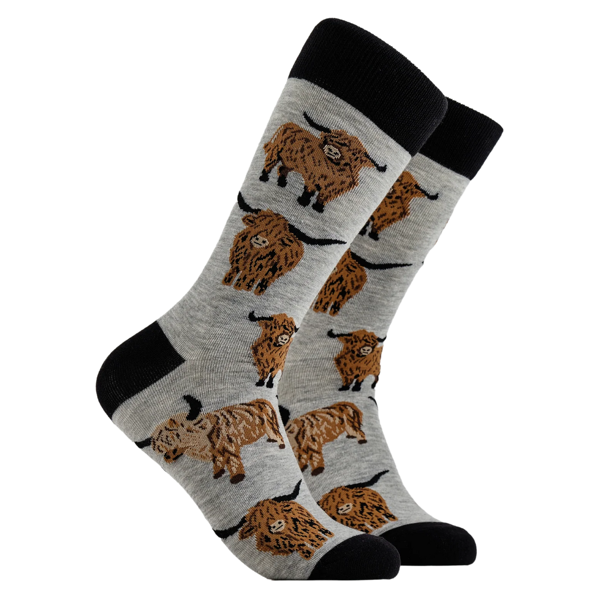 Highland Cow Socks - Och Aye the Moo!