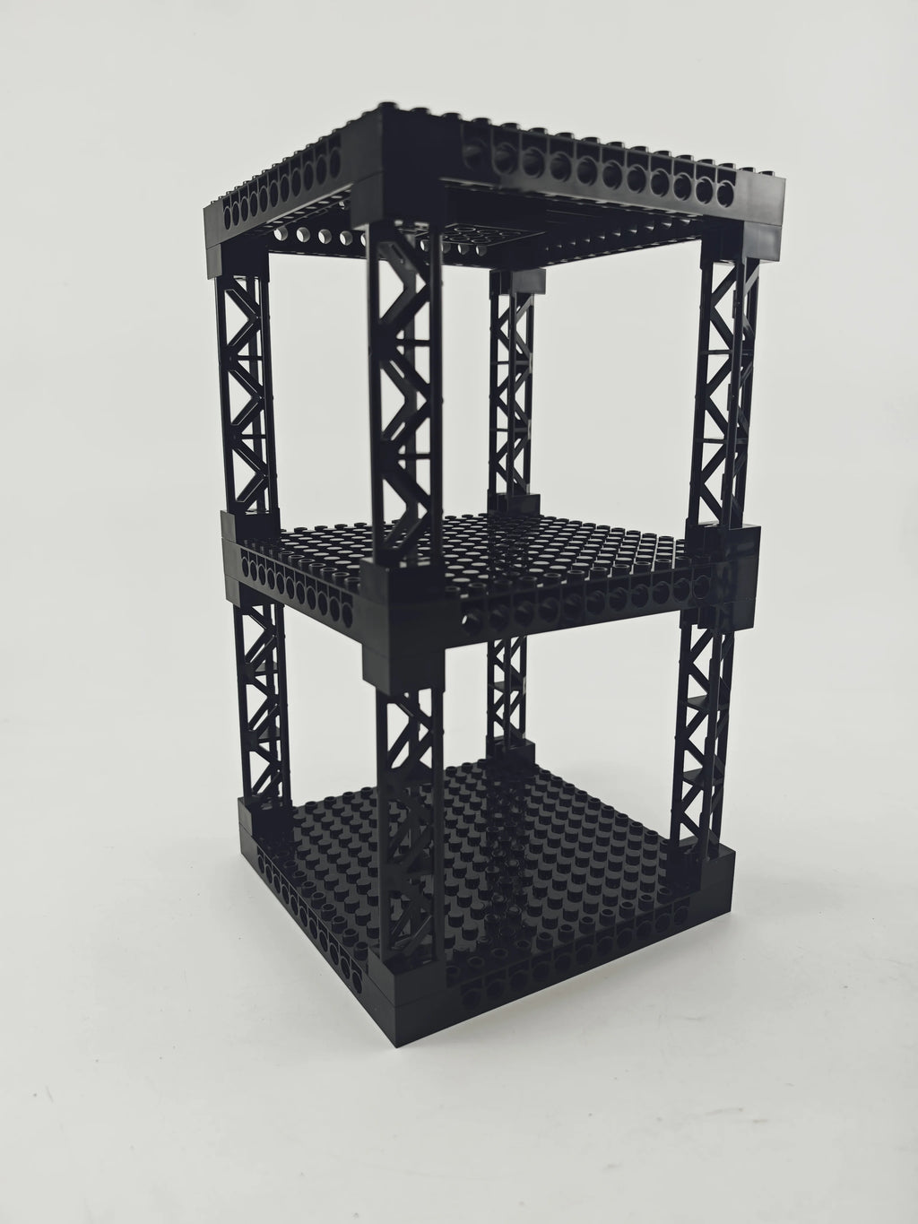Multi Functional Building Blocks Stackable Multi-Layer Desktop Storage Rack Simulated Military Bunkers 16x16 Plate Support Girde