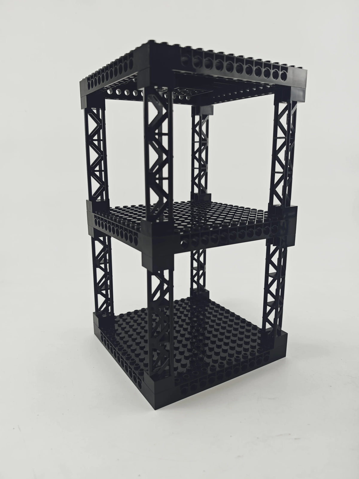 Multi Functional Building Blocks Stackable Multi-Layer Desktop Storage Rack Simulated Military Bunkers 16x16 Plate Support Girde