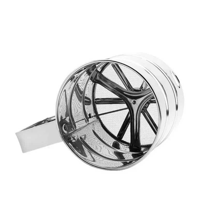 Hand Held Small Flour Sieve Baking Utensils Stainless Steel Manual Sieves Cup Stainless Steel Powder Sieve Kitchen Baking Tools