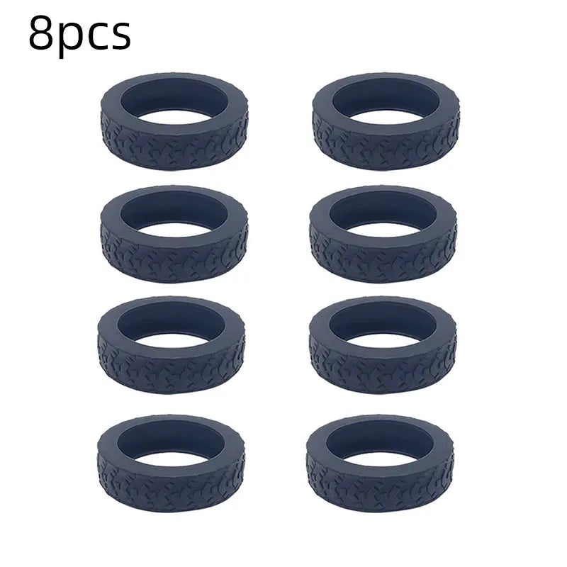 8 Pack Suitcase Wheel Protection Covers for Luggage