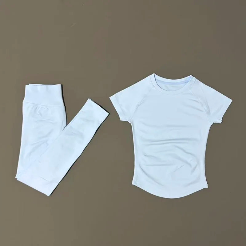 Women Yoga Slim Fitness Active Top Suits
