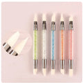 Nail Art Pen Double Head Silicone Flower Sculpting Pen Adjustable Glue Stick Embossing Pen Nail Art Brush Every Home Tool