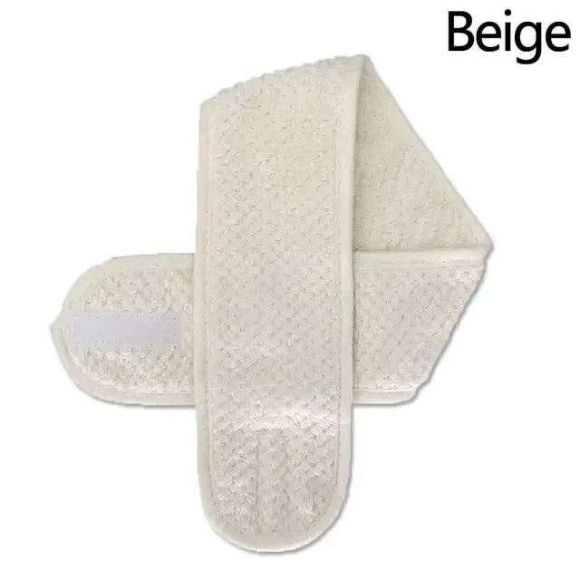 Adjustable Wide Hairband Non Slip Yoga Spa Bath Shower Makeup Wash Face Cosmetic Headband Women Make Up Accessories