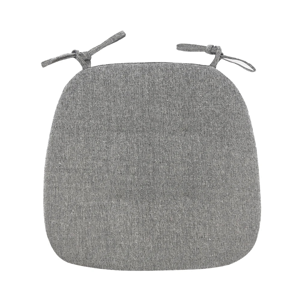 Summer Dining Chair Cushion Thickened Cotton Linen Breathable Cushion Student Horseshoe-shaped Chair Cushion Home Supplies