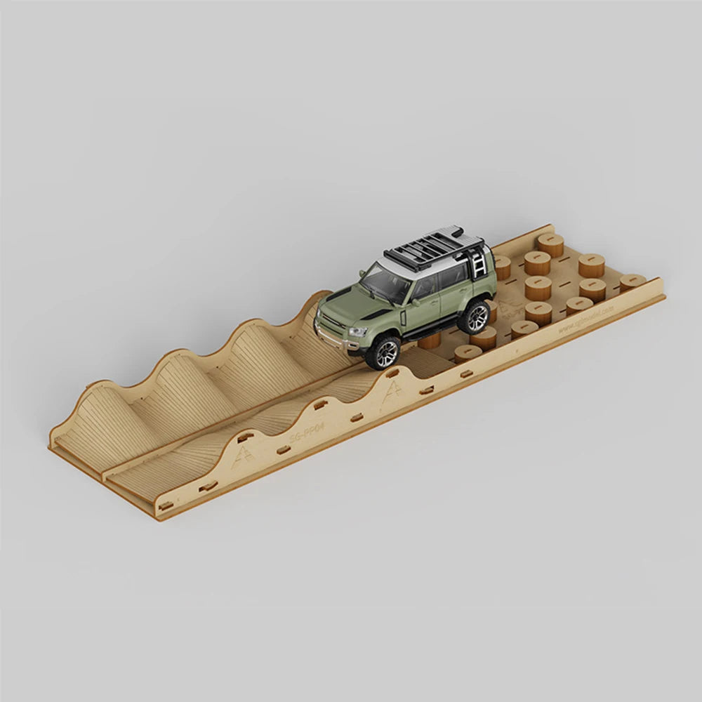 Parts Wooden Simulation Off-road Obstacles for 1/18 1/24 RC Crawler Model Car Adult Children's Toys Assembly Props
