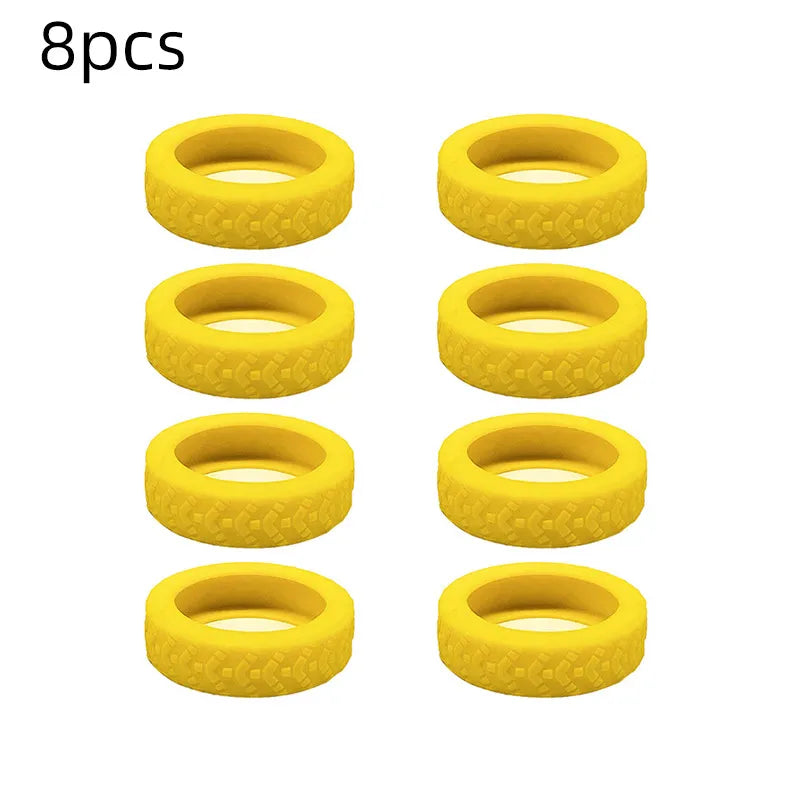 8 Pack Suitcase Wheel Protection Covers for Luggage