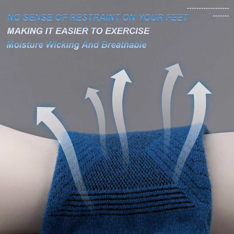 Five Finger Socks Ankle Socks Sports Breathable Sweat-absorben Comfortable Shaping Anti Friction No Show Socks With Toes