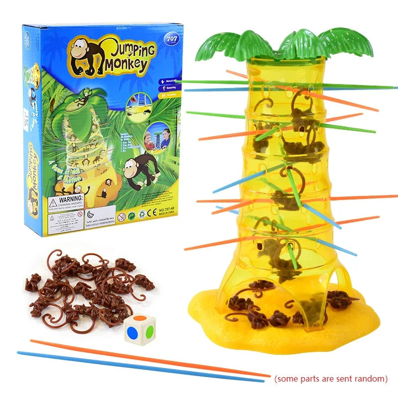 Multiplayer Tabletop Games Monkey Children Interesting Intelligence Toys Drop Down Parent-Child Interactive Board Game for Kids