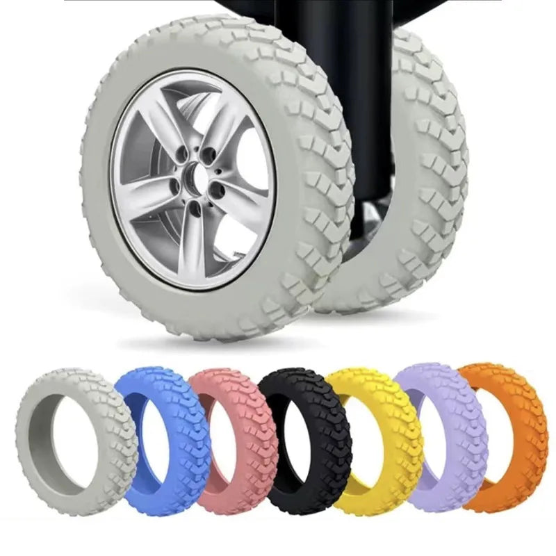 8 Pack Suitcase Wheel Protection Covers for Luggage