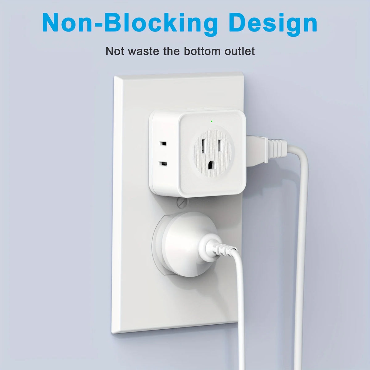 5-Way Multi Plug Outlet Extender for Home & Office