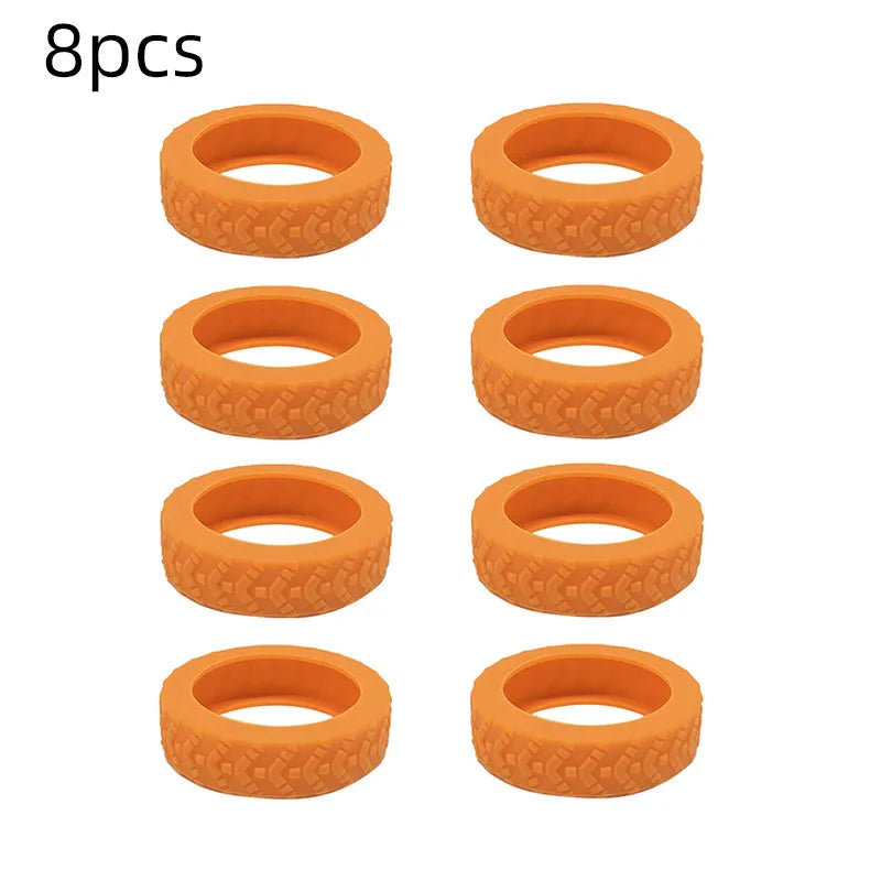 8 Pack Suitcase Wheel Protection Covers for Luggage