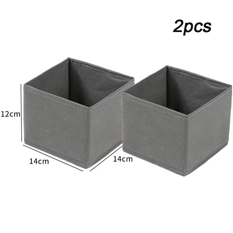 2/1pc Fabric Underwear Storage Box Drawer Organizers For Closet Organization And Storage Of Socks Underwear Ties And More