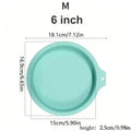 1pc 4/6/8 Inch High Quality Silicone Round Cake Mold Food Grade High Temperature Resistant Oven Baking Sandwich Baking Tools