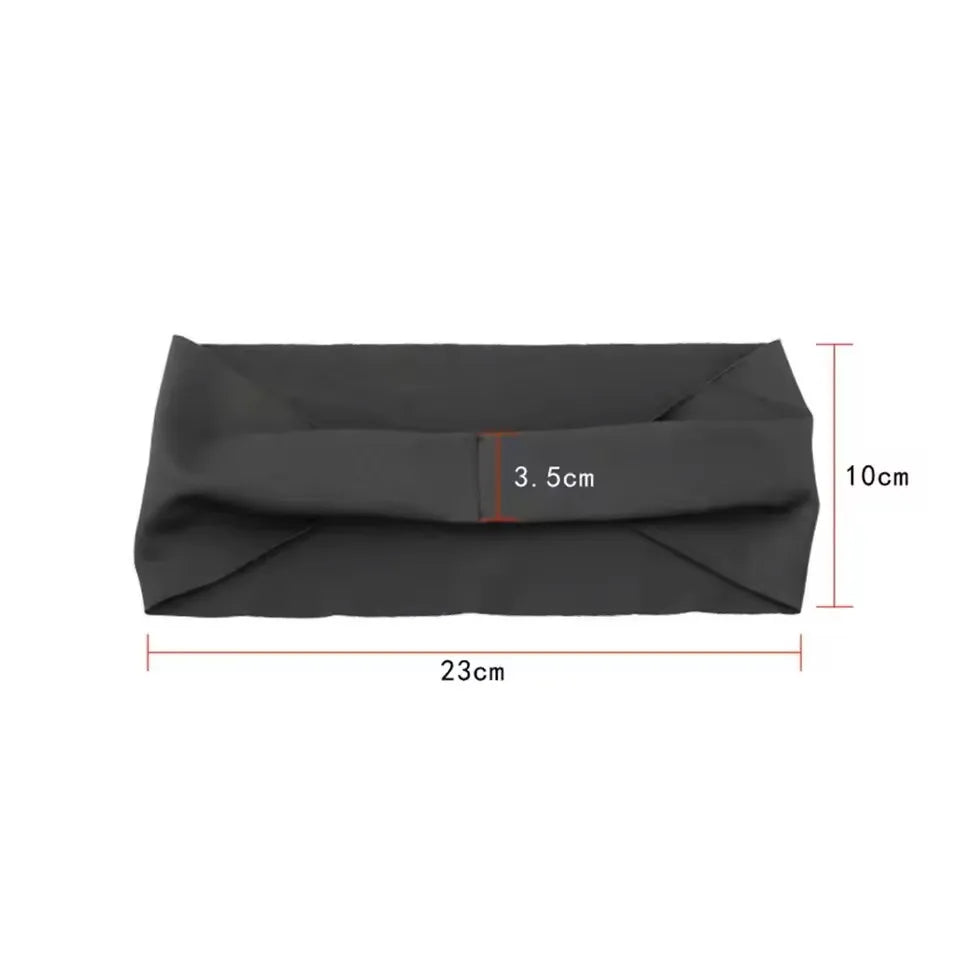 Elastic Sports Headbands Sweat Absorption Headdress Quick Dry Workout Headband Anti-slip Breathable Sweatbands for Yoga Running