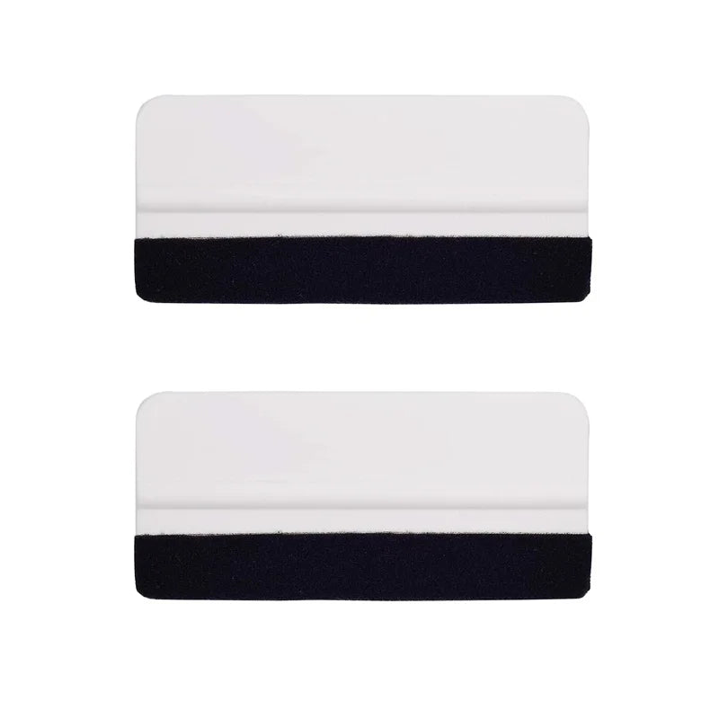 Window Tint Kit Wrapping Spatula Foiling Tool Car Vinyl Wrap Kit Mini Felt Squeegee Wrap Knife and Blades Micro Corner Squeegee