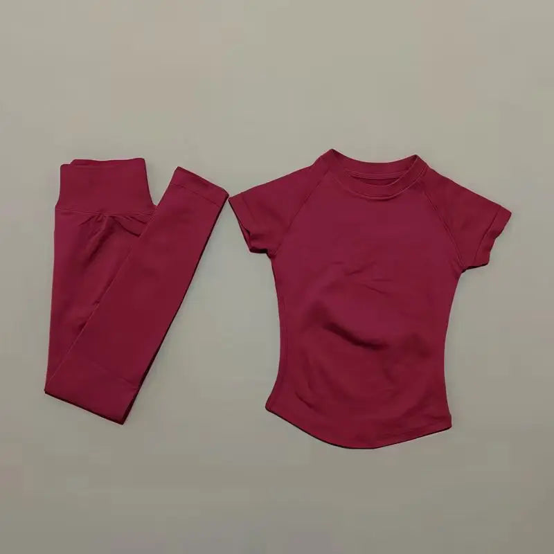 Women Yoga Slim Fitness Active Top Suits