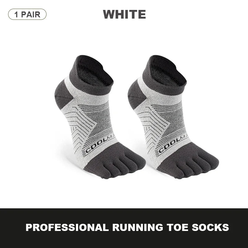 Five Finger Socks Ankle Socks Sports Breathable Sweat-absorben Comfortable Shaping Anti Friction No Show Socks With Toes