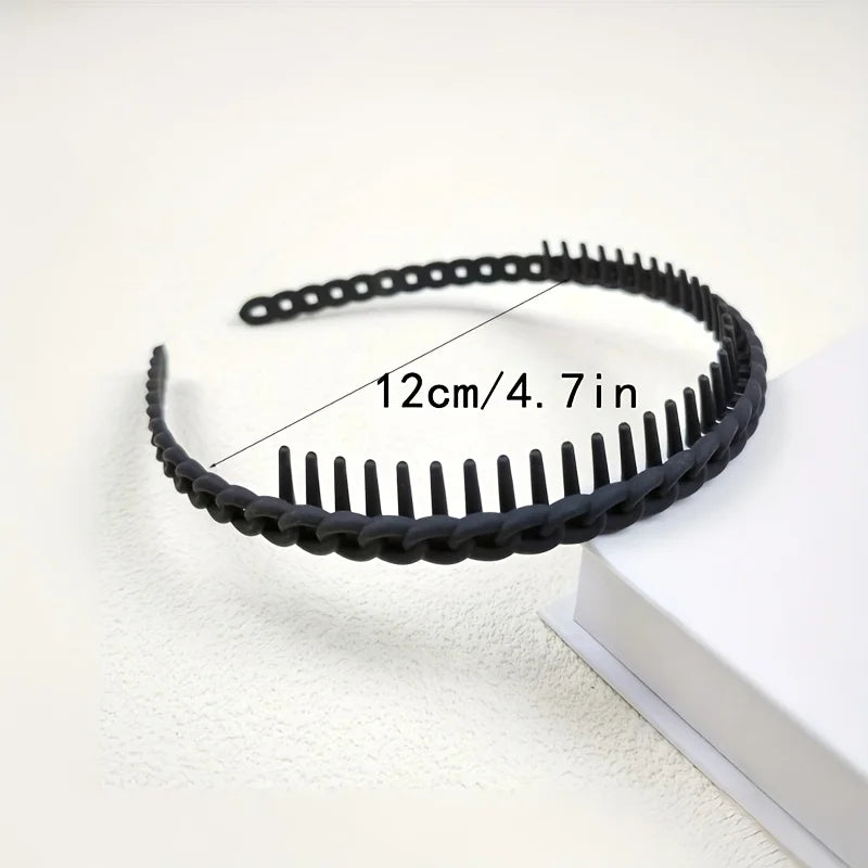 2/3 Pack of Anti-Slip, Textured Hair Ties/Headbands Suitable for Women and Girls for Facial Cleansing and Styling Purposes.