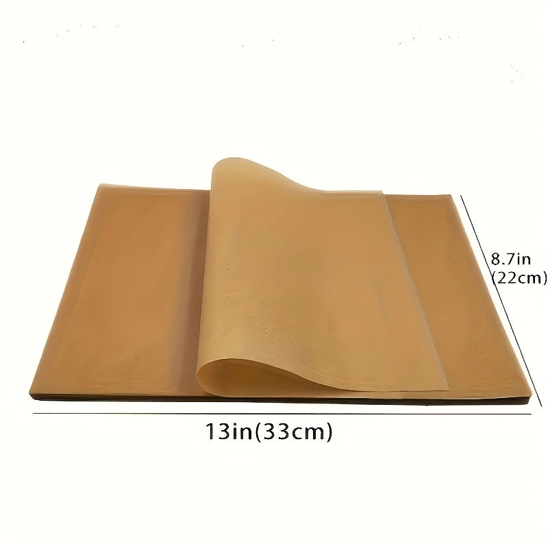 50/200pcs Pre-Cut Parchment Paper Baking Sheets Non-Stick, Half Sheet Pan Size for Baking Cooking Grilling Air Fryer Steaming