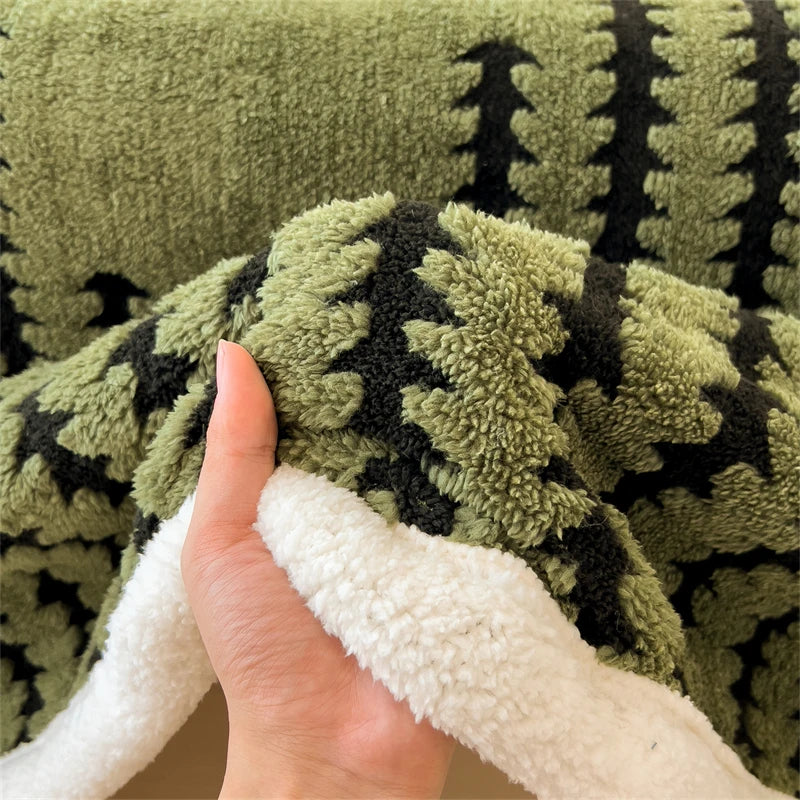 Warm Flannel Autumn Winter Blanket Super Soft Fluffy Queen Blanket Single Double Cozy Skin-friendly Multifunctional Nap Blanket