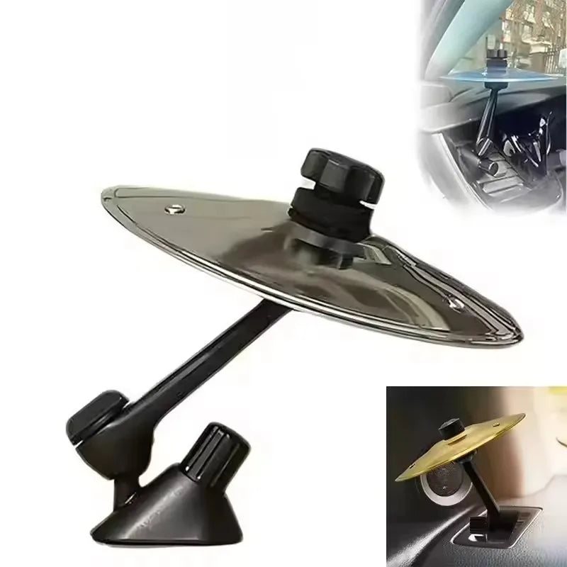 Car Crash Cymbal With Drum Sticks Air Vent Mini Drum Car Hand-shooting Cymbals Car Drum Cymbal Air Vent Musical Instrument