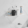 30/40/50CM Bathroom Shelf Aluminum Floating Shelves for Wall Mounted Shower Organiser Kitchen Storage Rack Bathroom Accessories