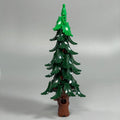 DIY  Pine Tree Model Kit - Snowy Christmas Tree Street Forest Compatible with Building Blocks & Assemble Particles