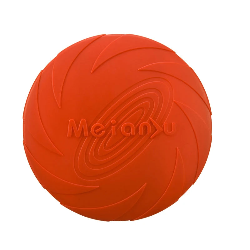 Dog Toys Silicone Flying Disc Fashion Multicolor Resistant Chew Toys Puppy Outdoor Game Trainning Interactive Supplies
