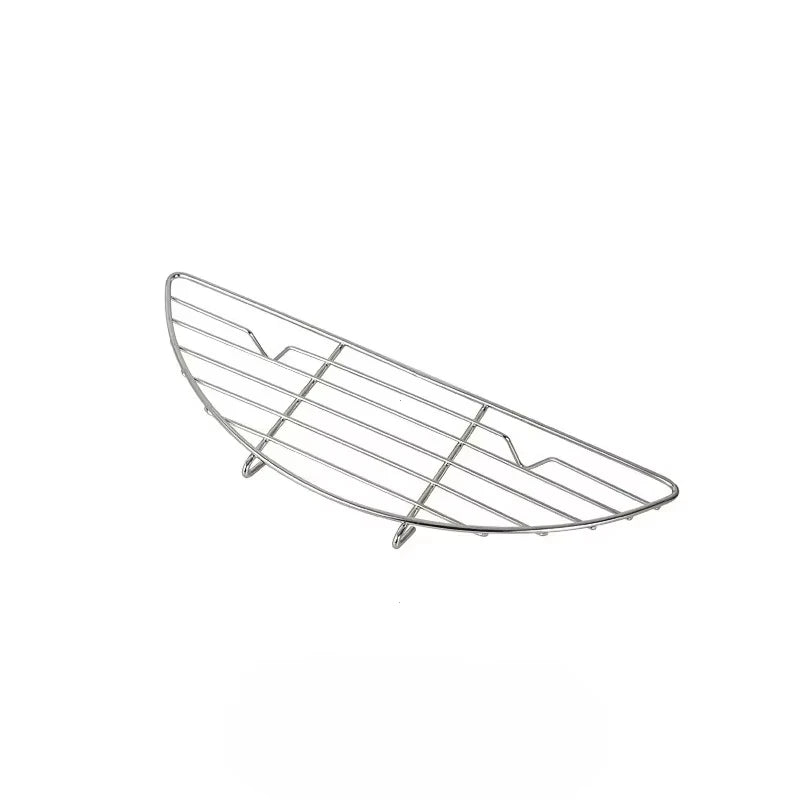 Outdoor Barbecue Net Steam Rack Stainless Steel Camping Barbecue Frying Pan Barbecue Meat Drain Anti Scorching Grill