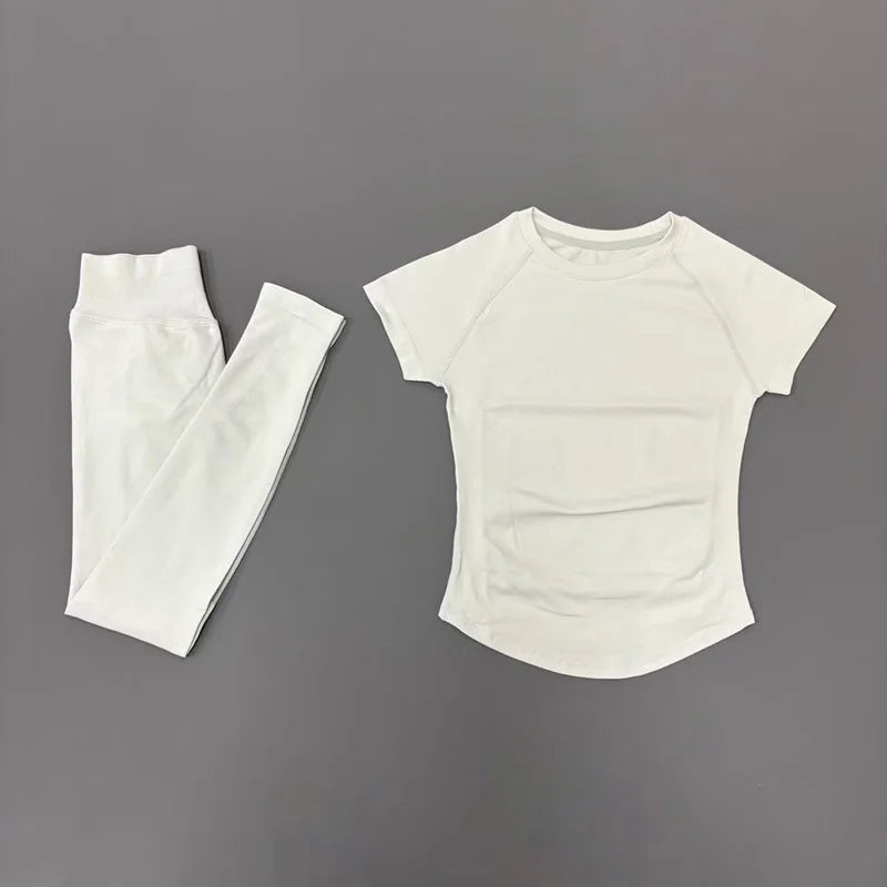 Women Yoga Slim Fitness Active Top Suits