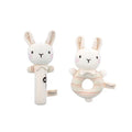 Organic Cotton Hand Rattle Baby Soothing Toy Infant Baby Rattle Toy for Babies