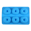6 Holes Silicone Donut Mold Bagel Pan Non Stick Baking Heat Resistance Mini Cupcake Mould Doughnut Maker Pan Baking Tool