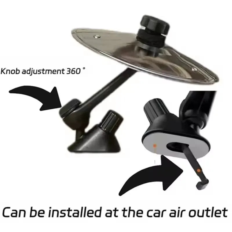 Car Crash Cymbal With Drum Sticks Air Vent Mini Drum Car Hand-shooting Cymbals Car Drum Cymbal Air Vent Musical Instrument