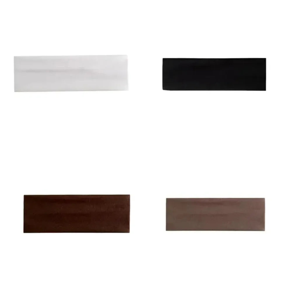 2026 New 4Pcs Women's Solid Color Elastic Hair Bands Simple Fashion Cute Makeup Face Wash Vintage Sports Yoga Running Headbands