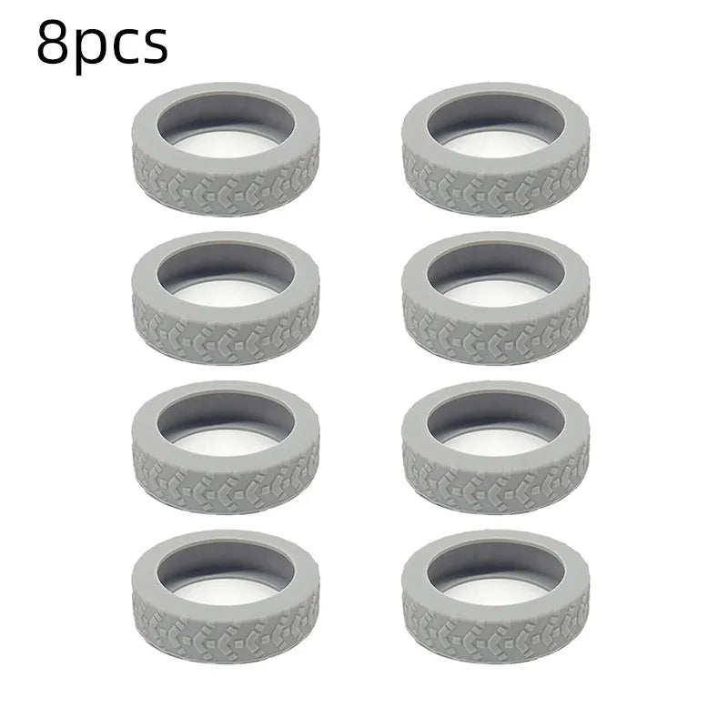 8 Pack Suitcase Wheel Protection Covers for Luggage