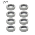 8PCS Suitcase Wheels Protection Cover Silent Rubber Luggage Roller Cover Trolley Box Casters Cover Travel Luggage Caster Shoes