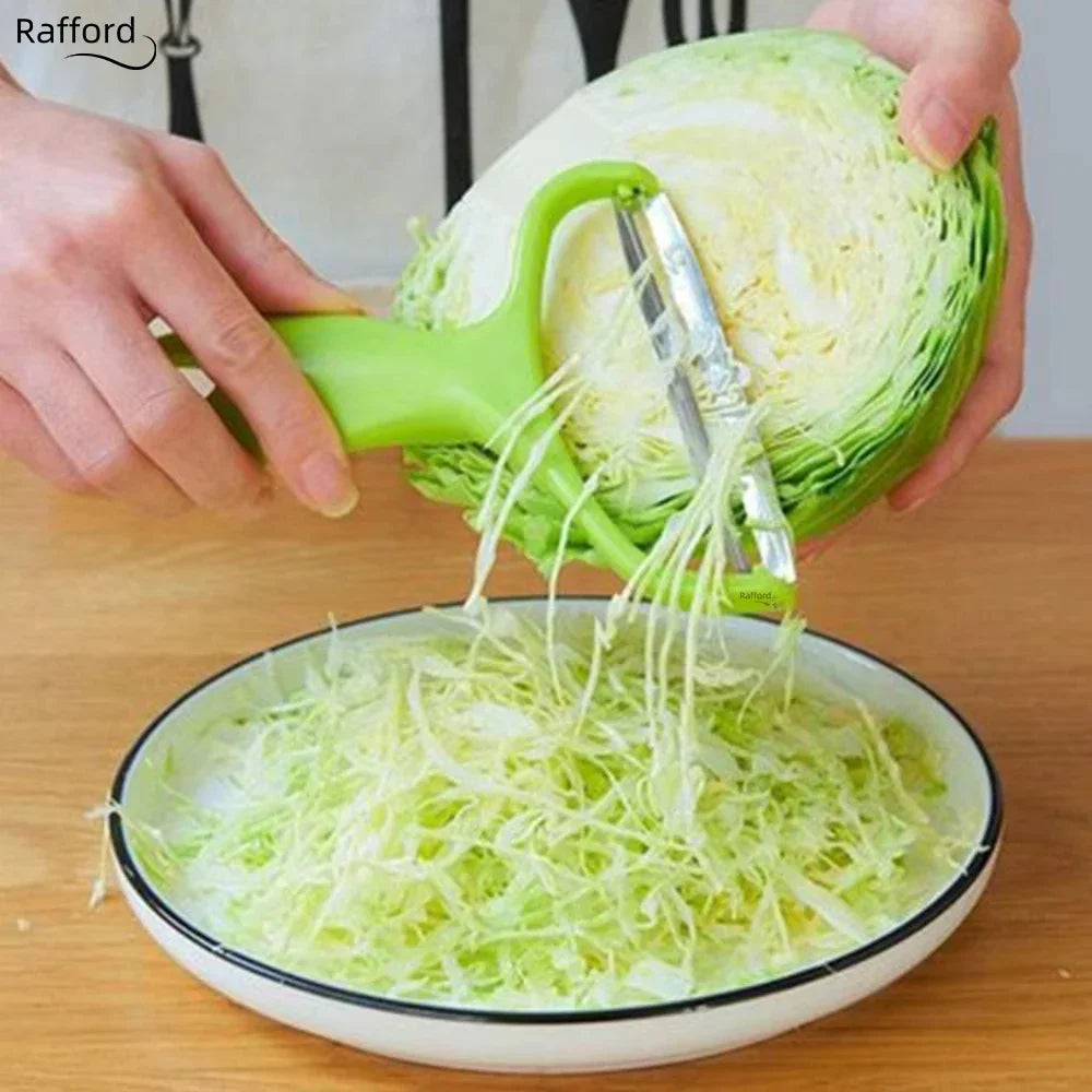 1 Pcs Peeler Vegetables Fruit Stainless Steel Cabbage Graters Salad Potato Slicer Kitchen Accessories Cooking Tools Wide Mouth