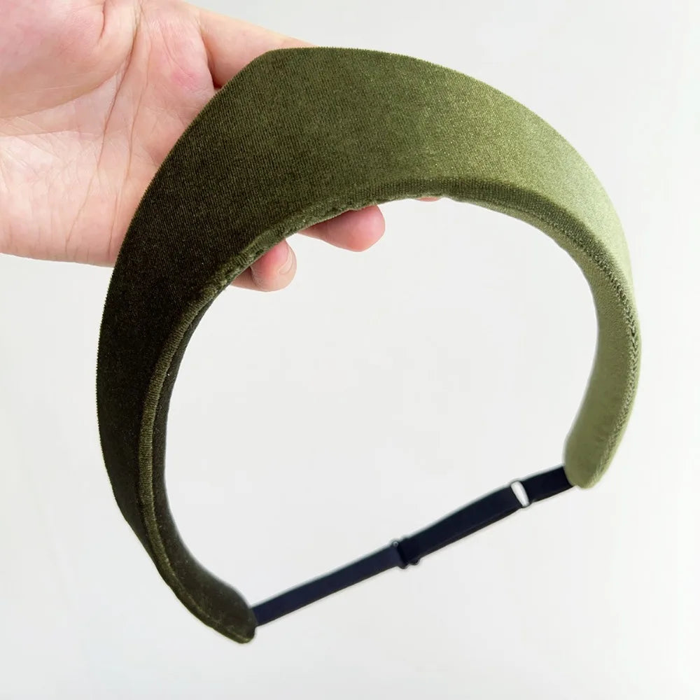 1pc Elegant Queen Velvet Headband,Smooth European and American Hairpin Headband Hair Hoop Lady Headwear,suitable for Party