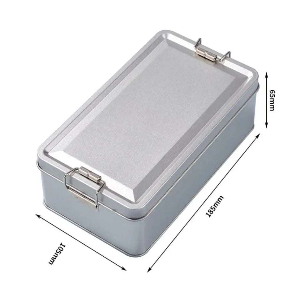 Old-fashioned Rectangular Iron Box High Quality Metal Storage Box Cake Packaging Box Durable with Lid Candy Box