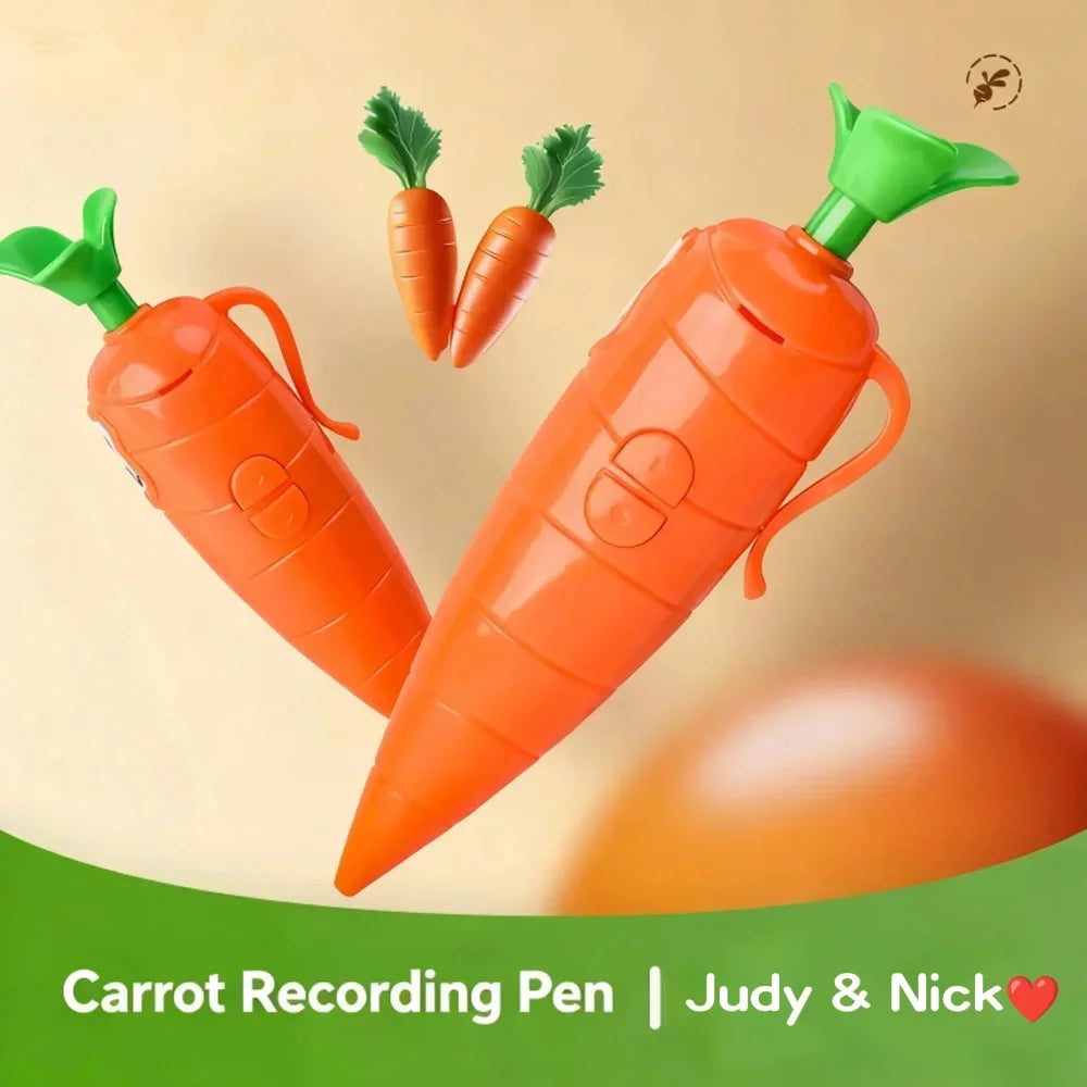 Carrot Voice Recorder Pen Novelty Writing & Sound Toy