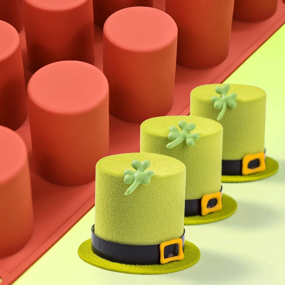 Cylinder Shaped Silicone Mold Soap Mold Chocolate Cookie Covered Sandwich Tool DIY Jelly Pudding Candy Kitchen Cake Baking Pan