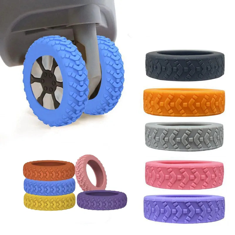 8 Pack Suitcase Wheel Protection Covers for Luggage