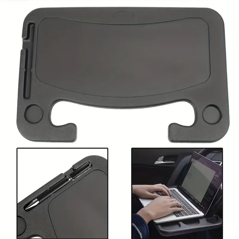 1pc Multifunctional Car Steering Wheel Tray Table Steering Wheel Storage Rack Storage Board Card Table Car Mounted Dining Tray