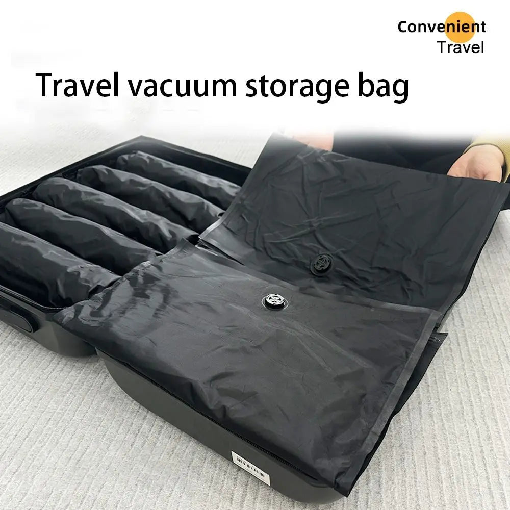 Reusable Hand Roll Vacuum Bags for Travel Waterproof Vacuum Compression Bag Portable Luggage Vacuum Storage Bag Space Saver