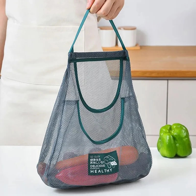 Reusable Hanging Mesh Fruit & Vegetable Storage Bag
