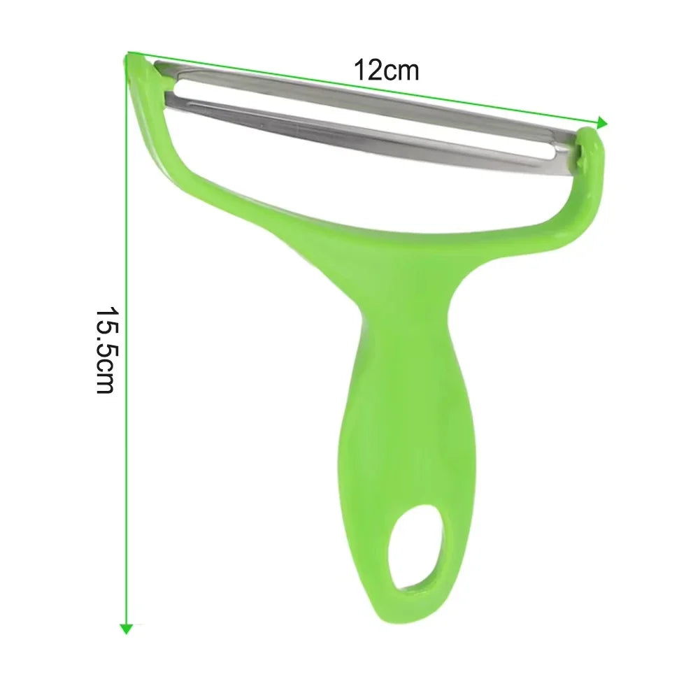 1 Pcs Peeler Vegetables Fruit Stainless Steel Cabbage Graters Salad Potato Slicer Kitchen Accessories Cooking Tools Wide Mouth