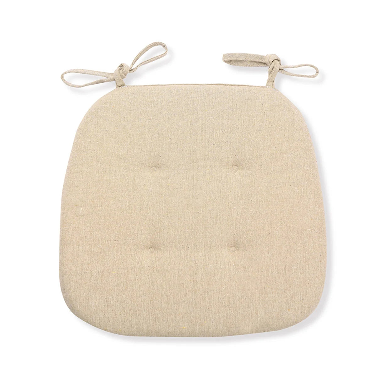 Summer Dining Chair Cushion Thickened Cotton Linen Breathable Cushion Student Horseshoe-shaped Chair Cushion Home Supplies